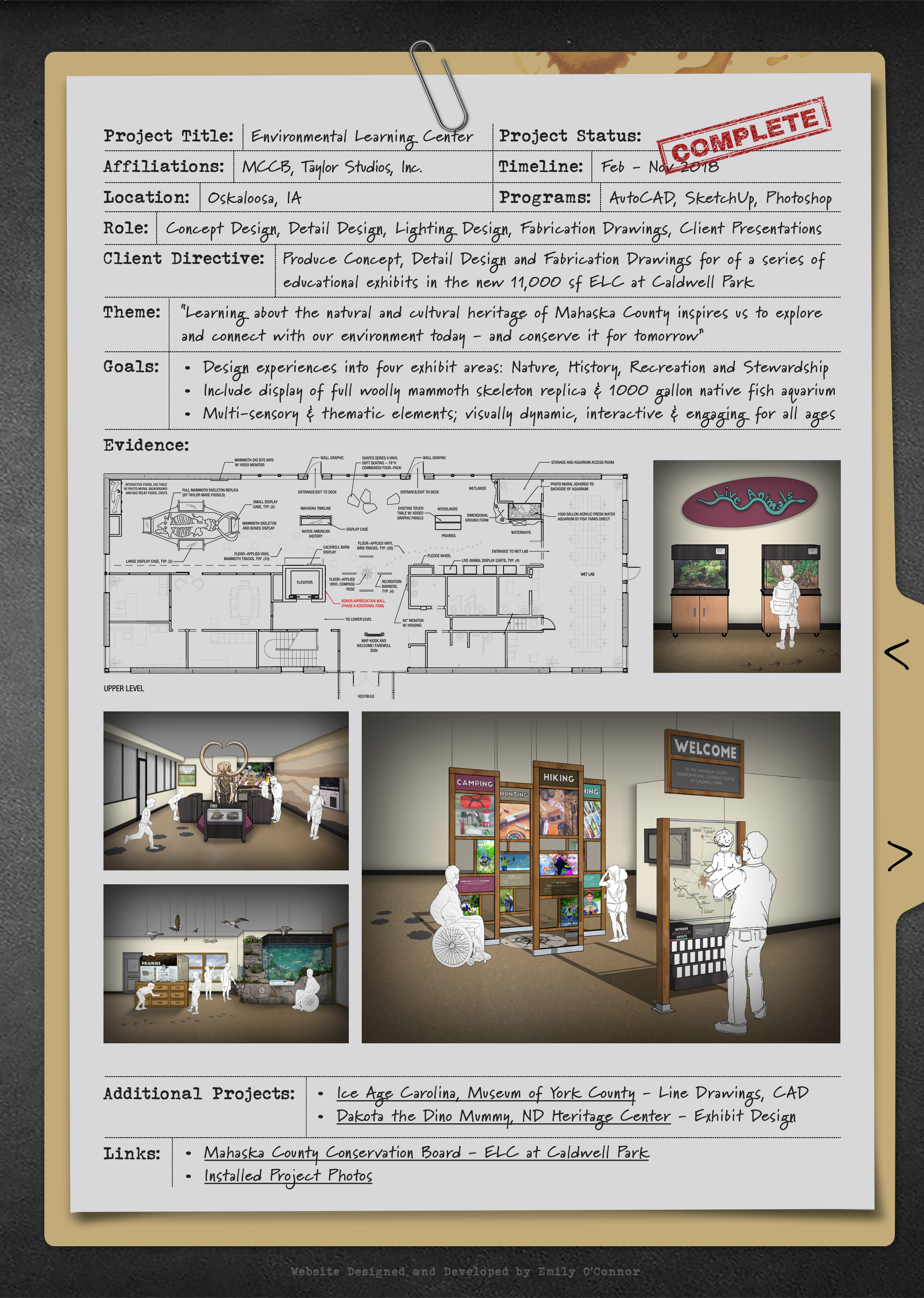 Exhibit Project Background Natural History