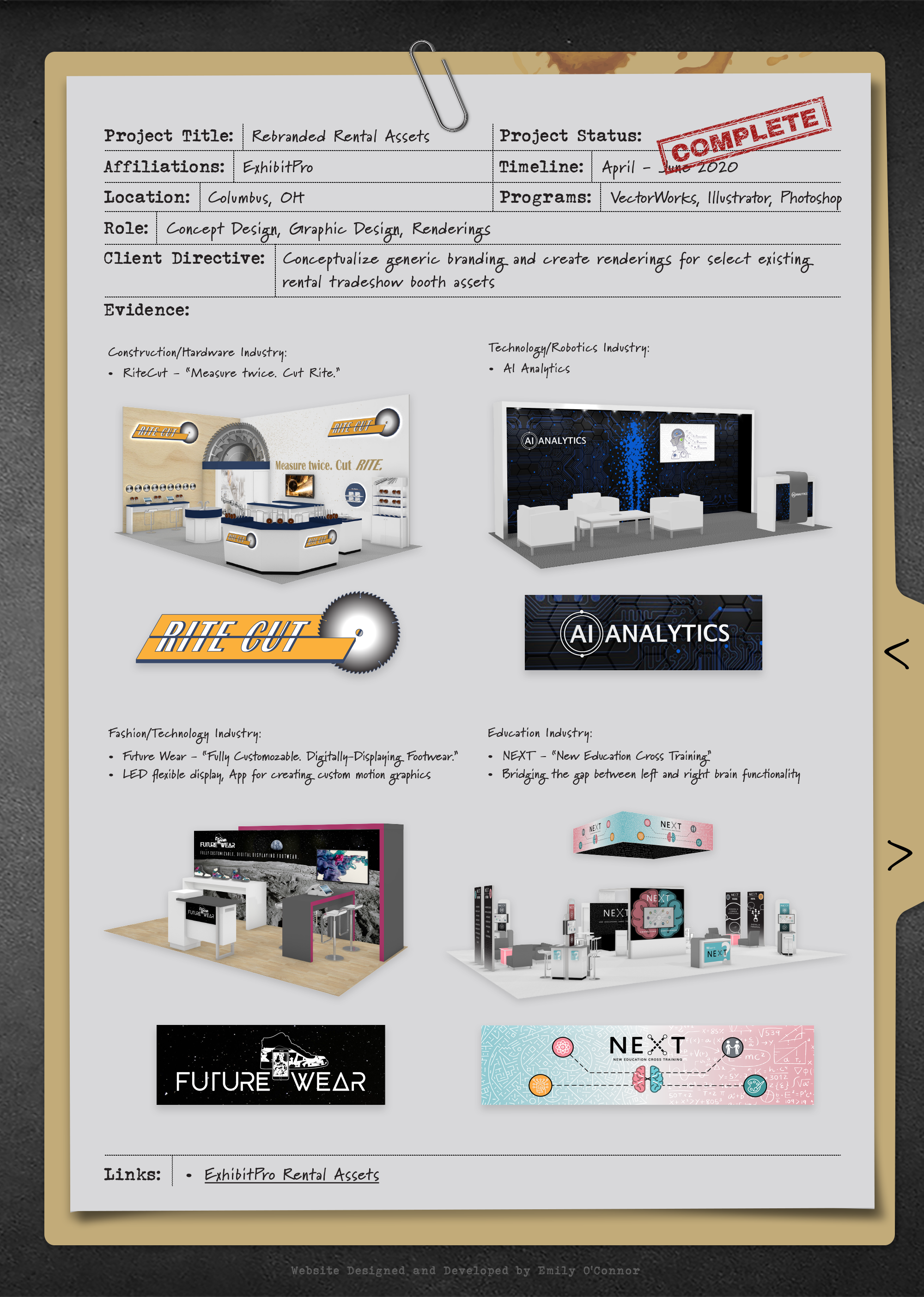 Exhibit Project Background Trade Show