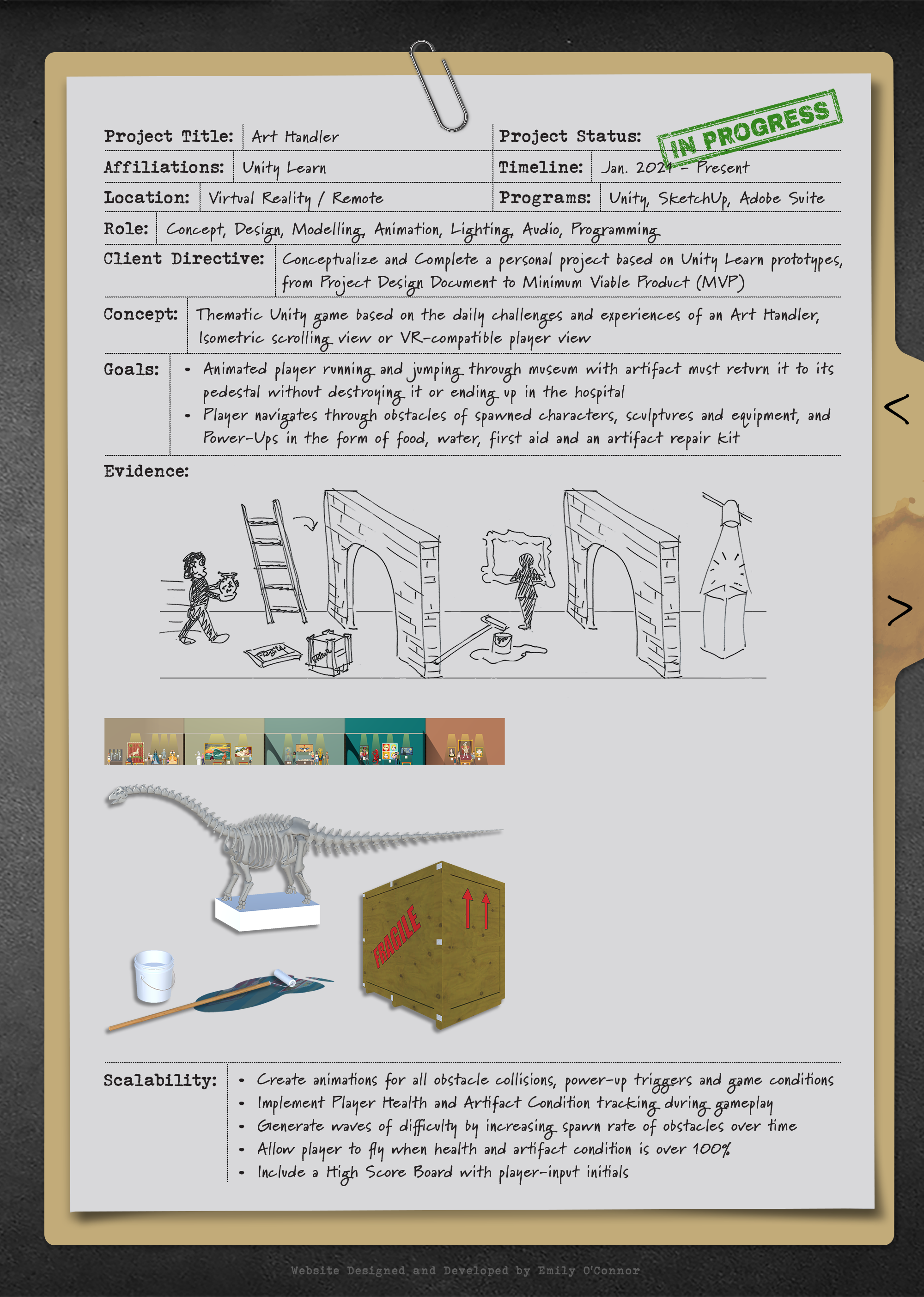 XR Project Background Art Handler