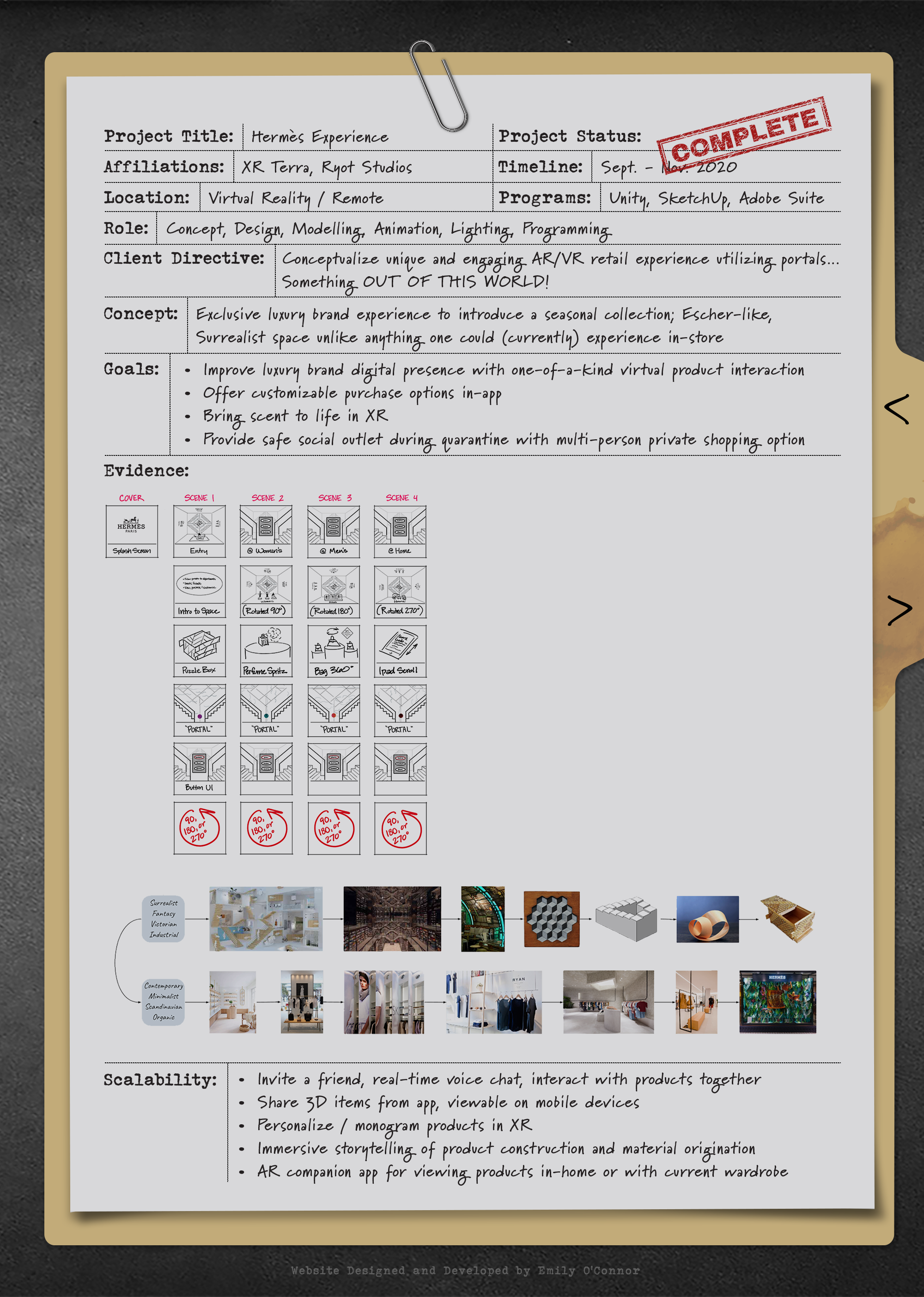 XR Project Background Hermes